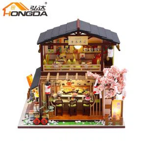 3 d Rumah Boneka Kayu