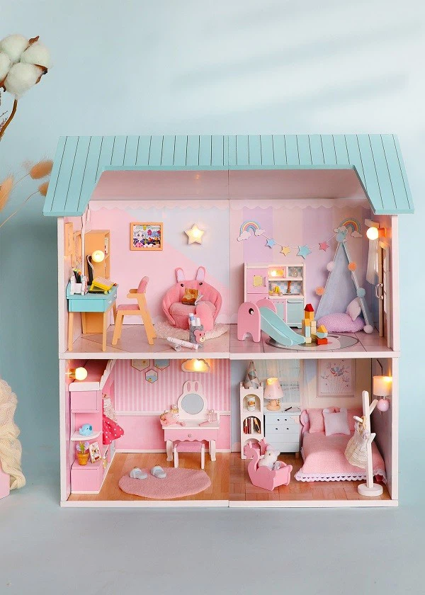 Hongda Diy House Kit Unusual Home Decor Molecule Model