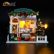 Rumah Anak Patung Mini Gaya Krismas