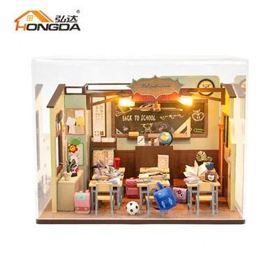 Kit Rumah Anak Patung Diy Zaman Tidak Berdosa Dengan Penutup Habuk